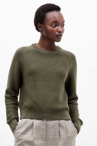 French Connection Lily Mozart Jumper khaki green