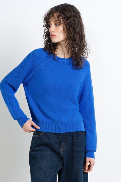 French Connection Lily Mozart Jumper azure blue