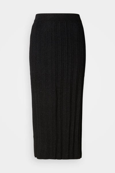 GANT Metallic Ribbed Knit Skirt