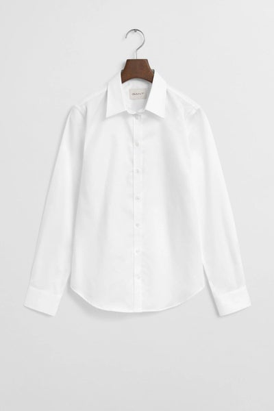 GANT Slim Sateen Shirt white