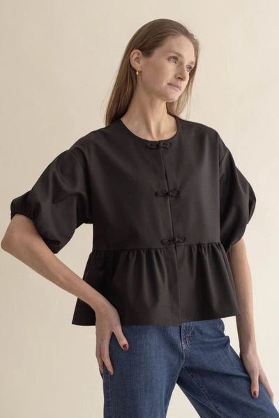 Gauhar Helsinki Hanna Shirt musta