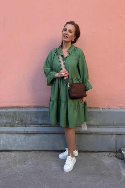 Gauhar Helsinki Ruffled Dress meadow