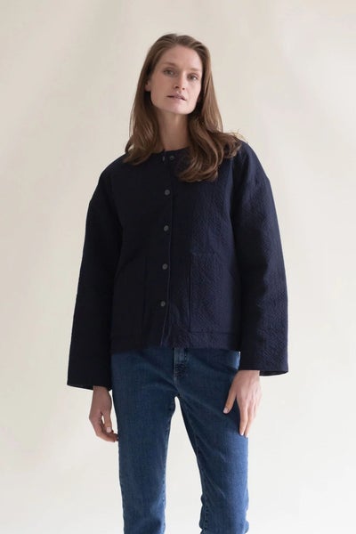 Gauhar Helsinki Topattu takki navy