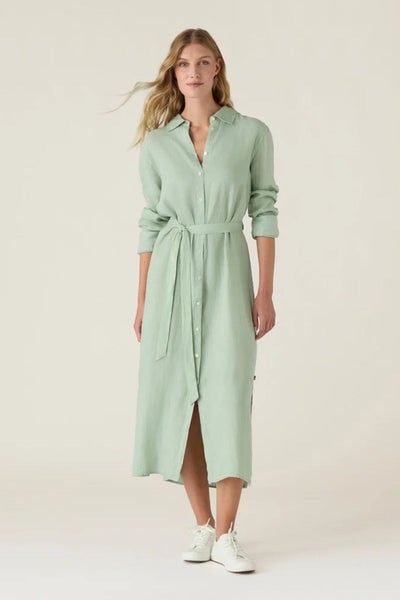 Lexington Pitk&auml; pellavamekko vihre&auml;