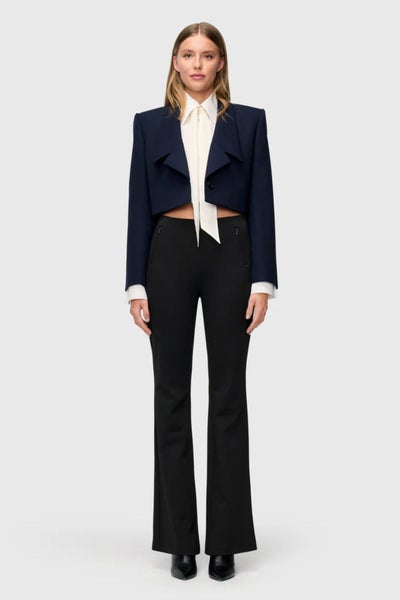 MAC Boot Zip housut musta