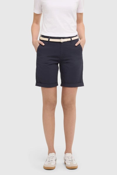 MAC Chino Shorts Belt dark blue
