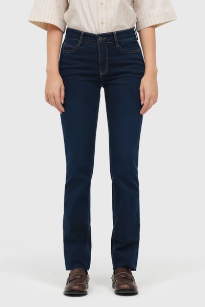 Mac Dream Straight farkut dark washed