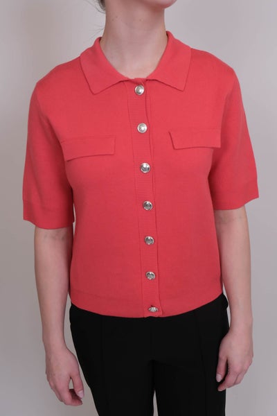 Milano Italy neulejakku punainen