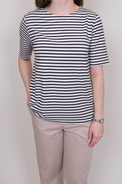 Milano Italy raidallinen t-paita sinivalkoinen