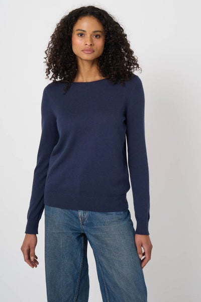 Repeat neule venep&auml;&auml;ntiell&auml; tummansininen