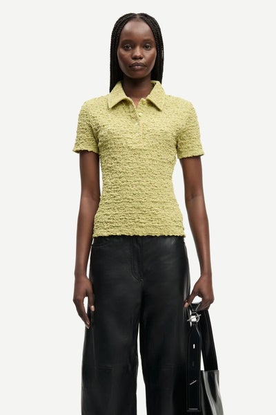 Samsoe Samsoe Sadaisy SS Polo sage green