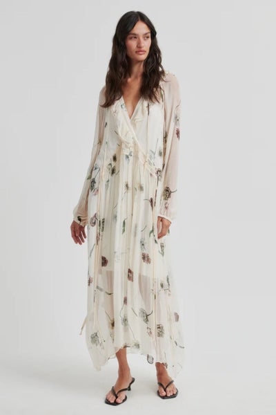 Second Female Florala Maxi Dress summer sand